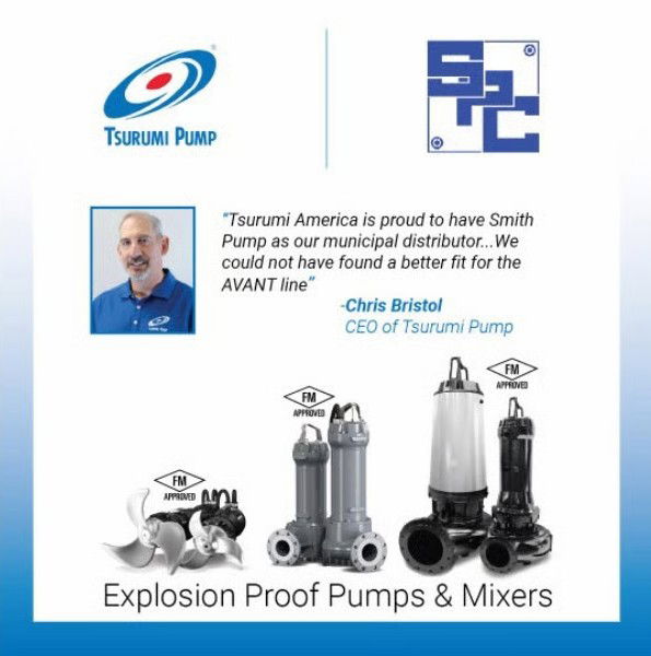 Tsurumi and Smith Pump Partner to Support Municipal Market